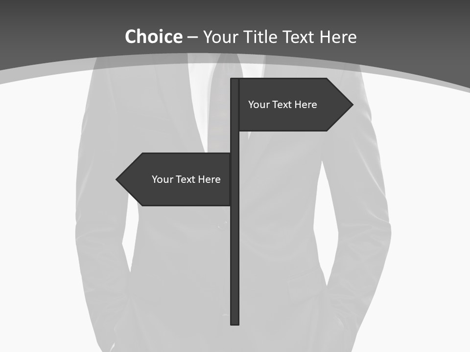 Concept Fashion Tuxedo PowerPoint Template