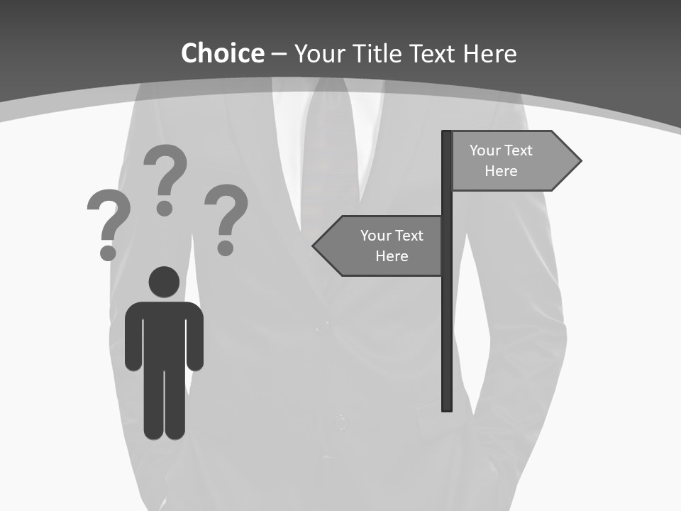 Concept Fashion Tuxedo PowerPoint Template