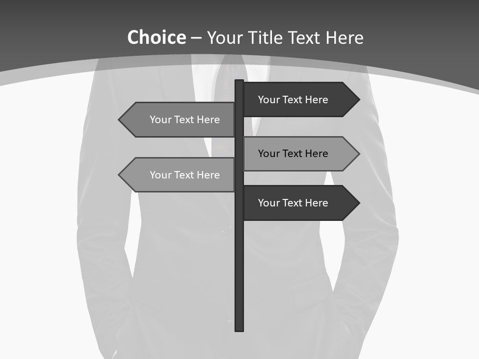 Concept Fashion Tuxedo PowerPoint Template