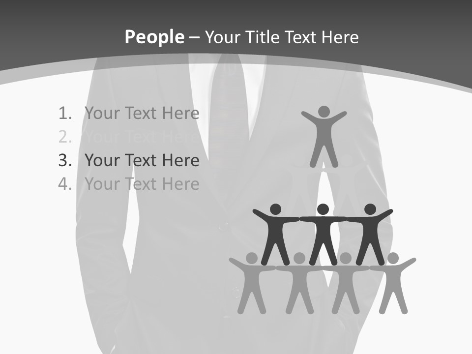 Concept Fashion Tuxedo PowerPoint Template