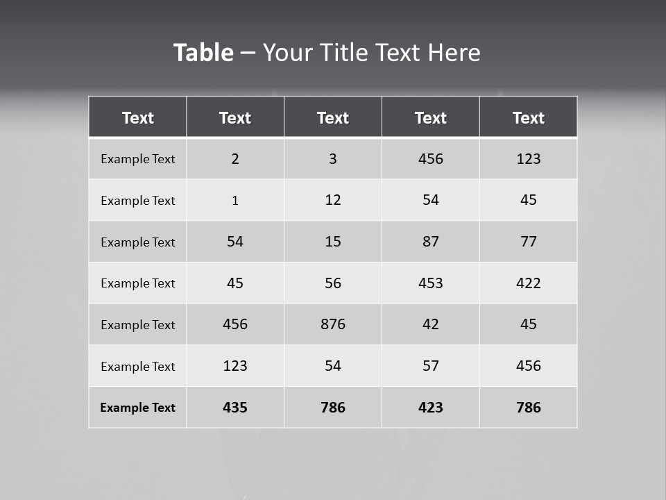Businessman Horizontal Isolated PowerPoint Template