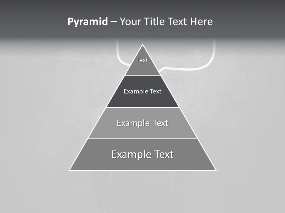 Businessman Horizontal Isolated PowerPoint Template