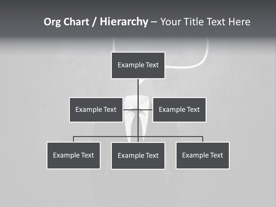 Businessman Horizontal Isolated PowerPoint Template