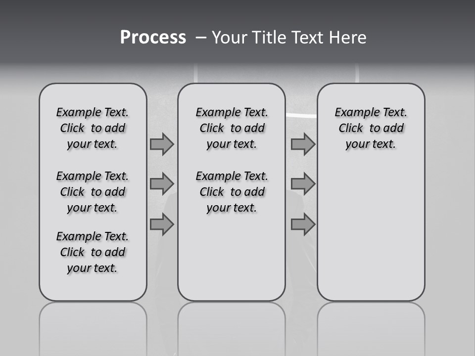 Businessman Horizontal Isolated PowerPoint Template