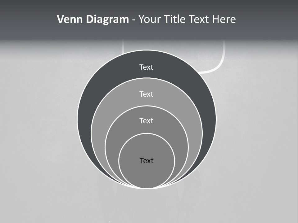 Businessman Horizontal Isolated PowerPoint Template