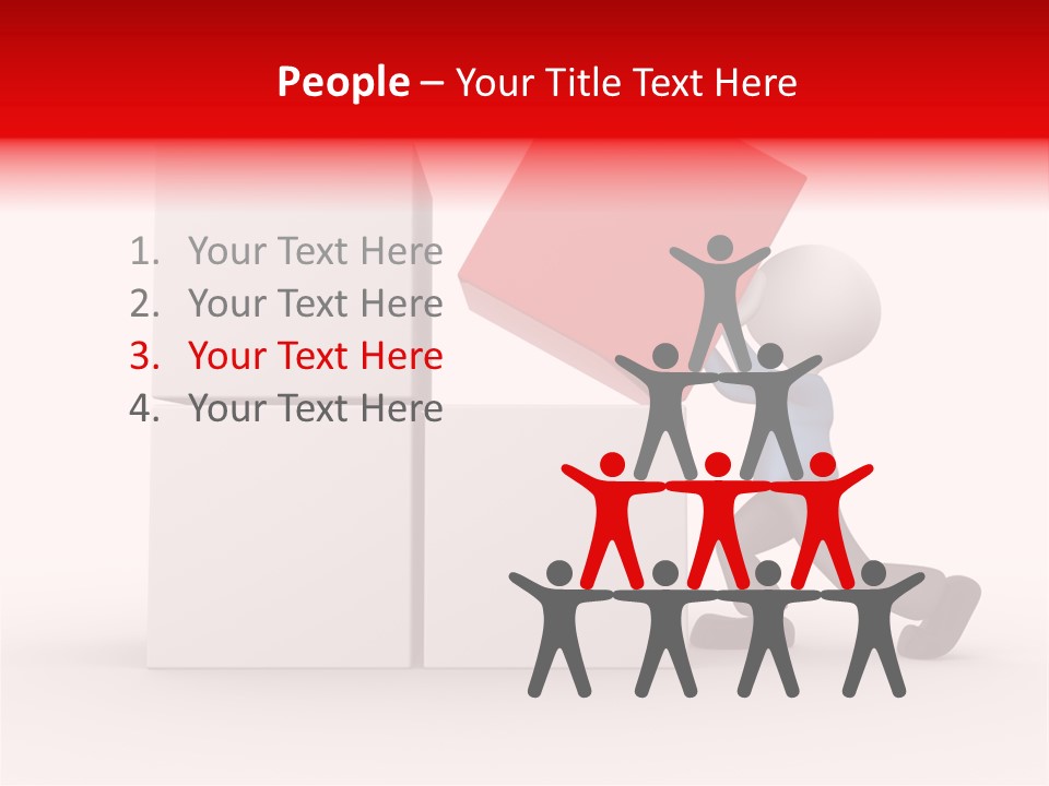 Person Group Partnership PowerPoint Template