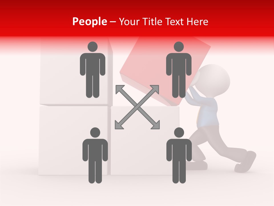 Person Group Partnership PowerPoint Template