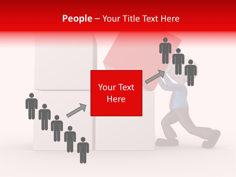 Person Group Partnership PowerPoint Template