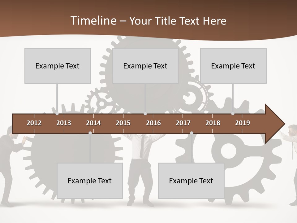 Wheel Mechanic Machine PowerPoint Template