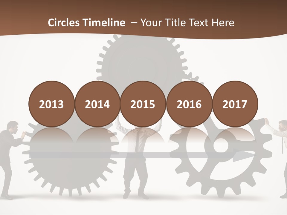 Wheel Mechanic Machine PowerPoint Template