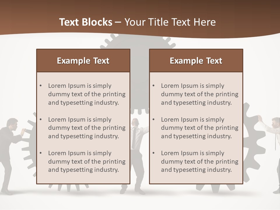 Wheel Mechanic Machine PowerPoint Template
