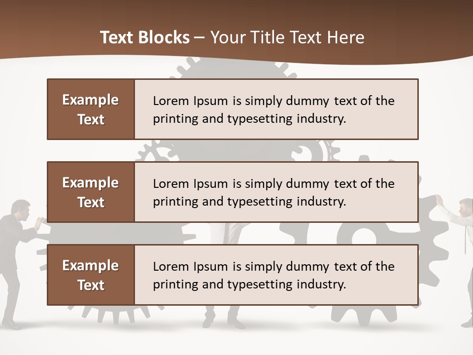 Wheel Mechanic Machine PowerPoint Template