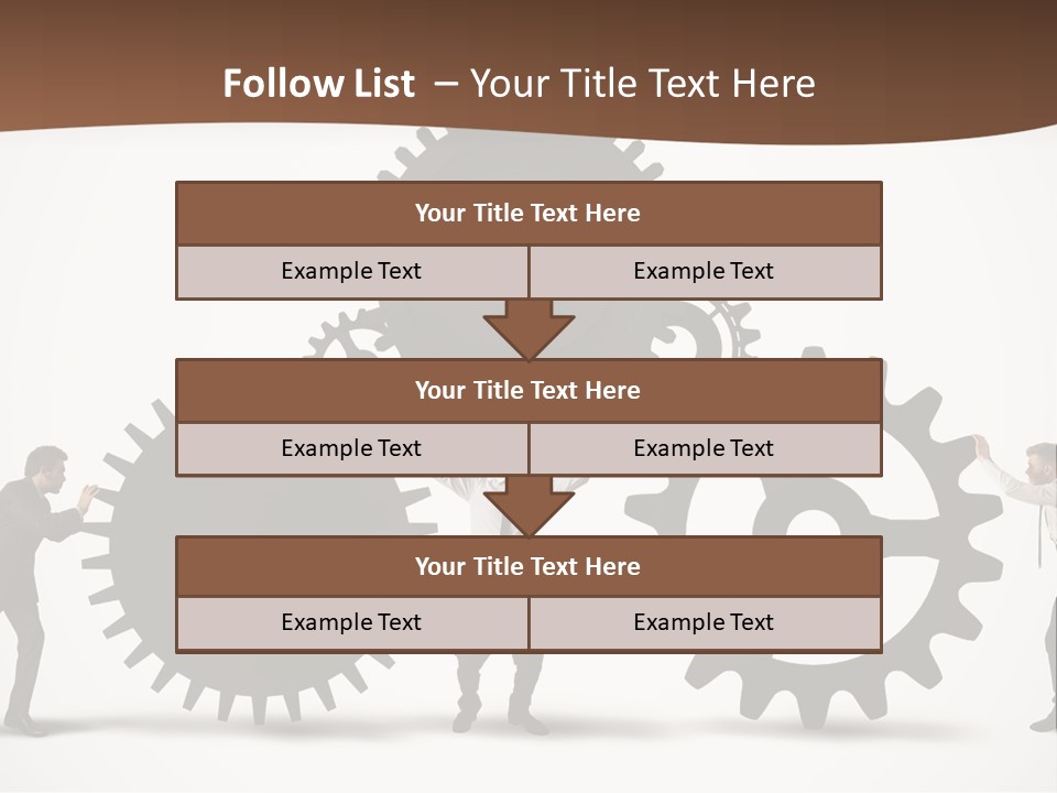 Wheel Mechanic Machine PowerPoint Template