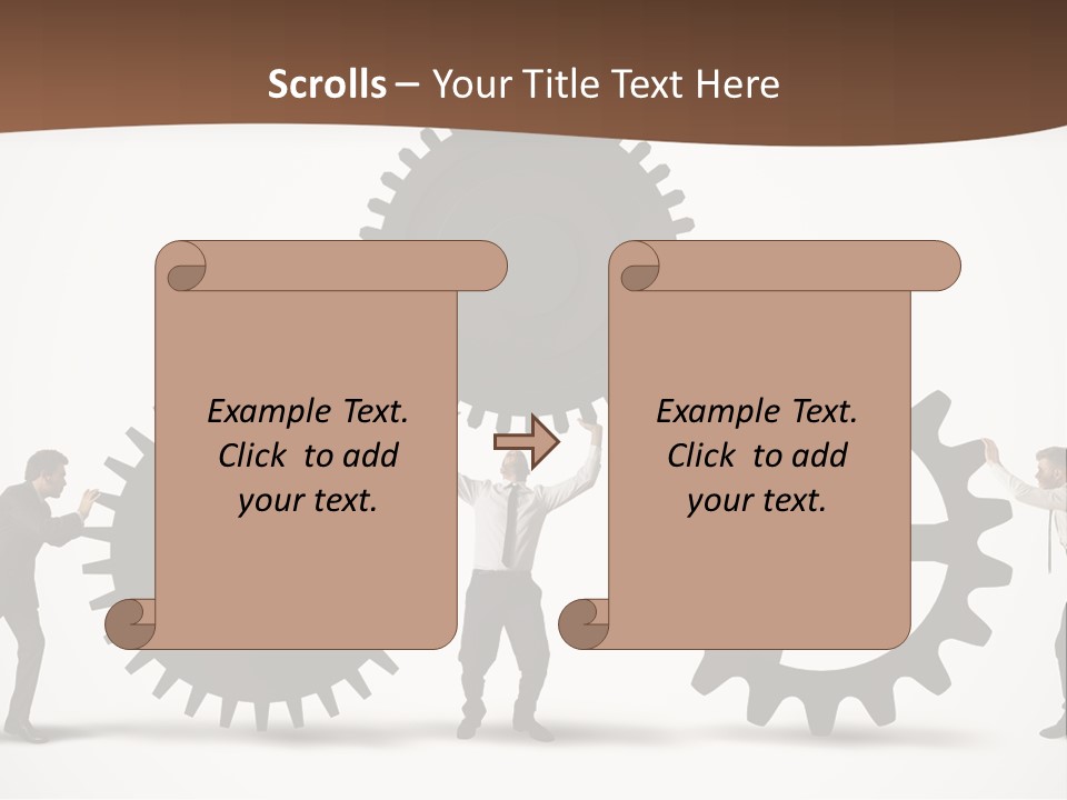 Wheel Mechanic Machine PowerPoint Template