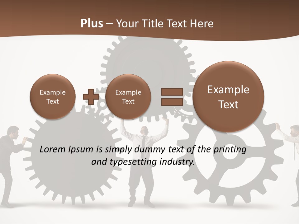 Wheel Mechanic Machine PowerPoint Template
