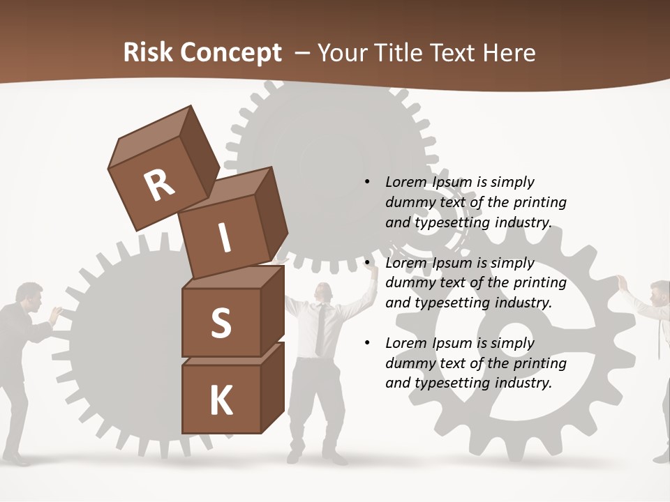 Wheel Mechanic Machine PowerPoint Template