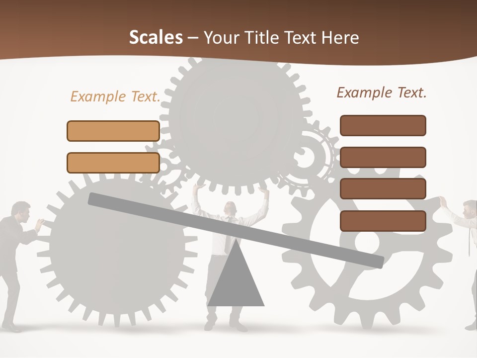 Wheel Mechanic Machine PowerPoint Template