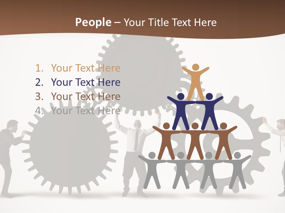 Wheel Mechanic Machine PowerPoint Template