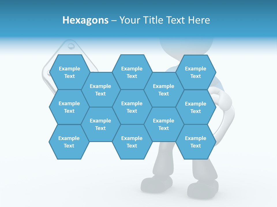 Guy Opening Figure PowerPoint Template