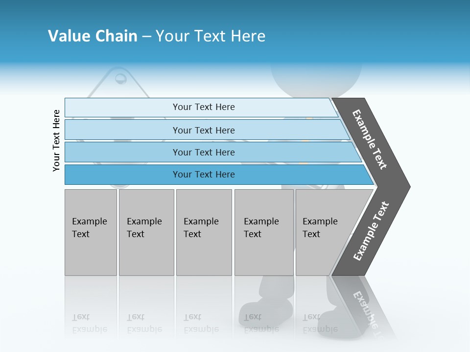 Guy Opening Figure PowerPoint Template