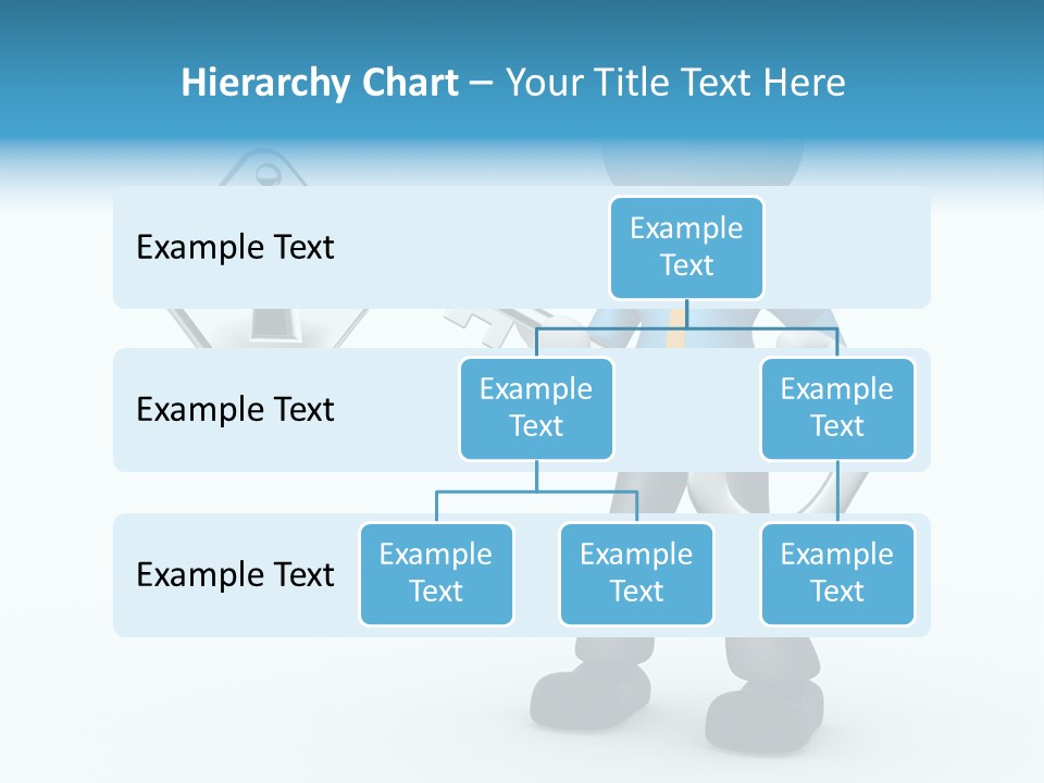 Guy Opening Figure PowerPoint Template