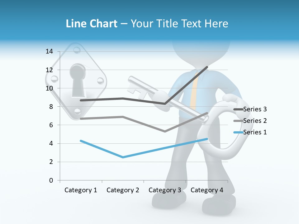 Guy Opening Figure PowerPoint Template