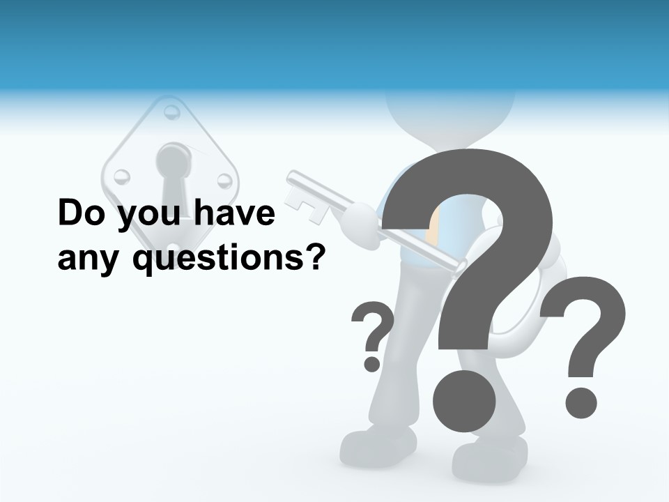 Guy Opening Figure PowerPoint Template