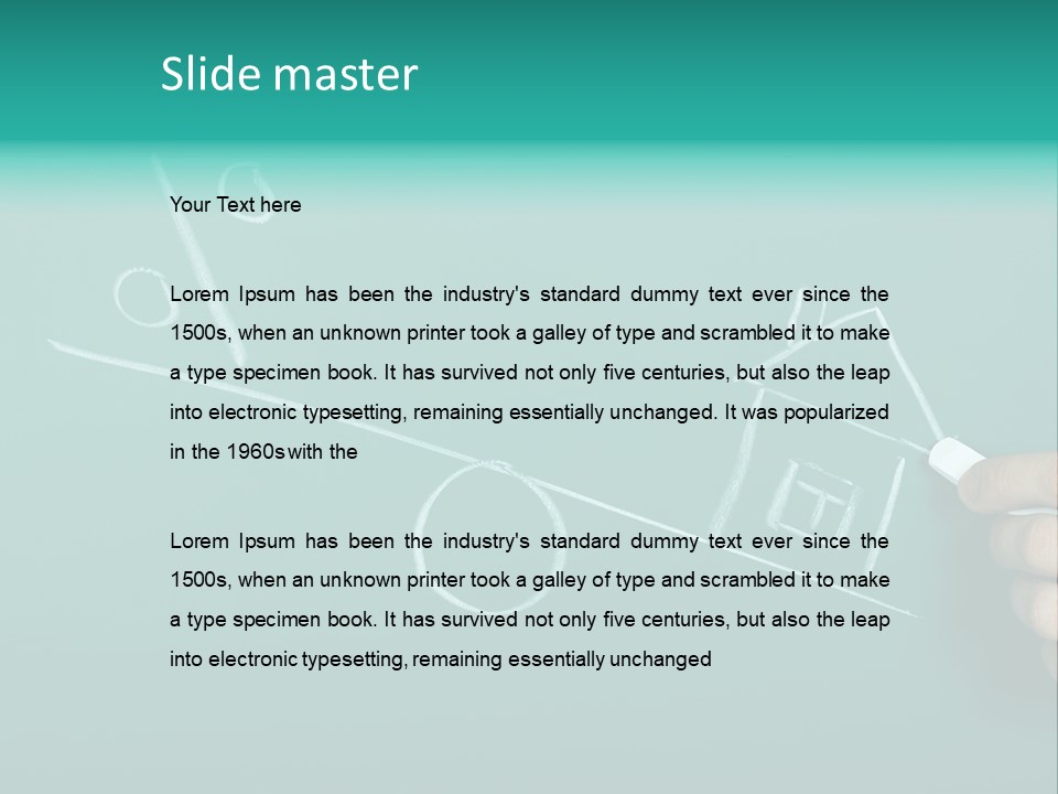 Choice Percent Home PowerPoint Template