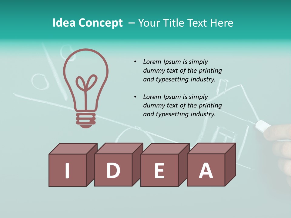 Choice Percent Home PowerPoint Template