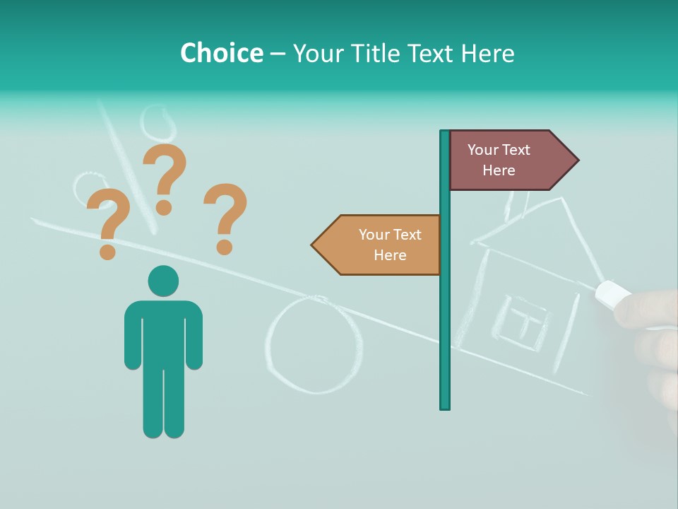 Choice Percent Home PowerPoint Template