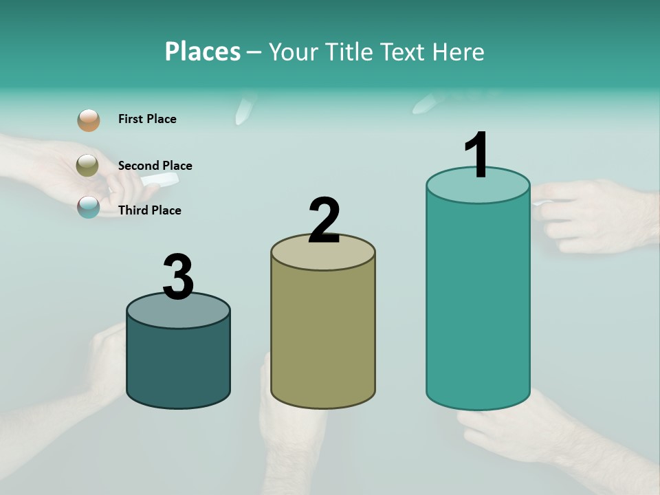 Green Copyspace Equipment PowerPoint Template
