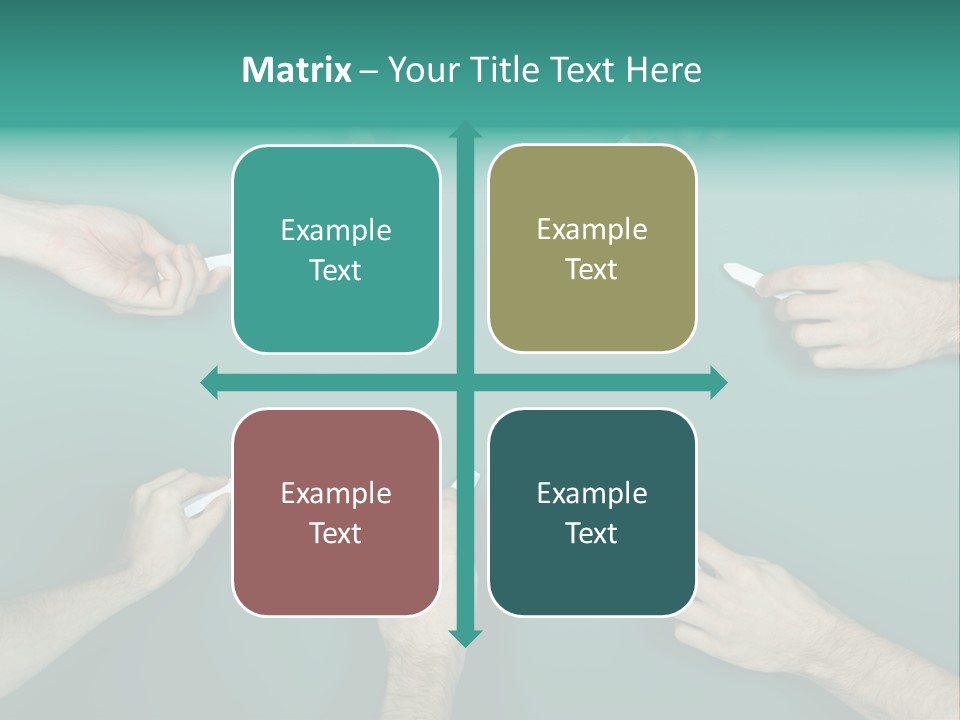 Green Copyspace Equipment PowerPoint Template