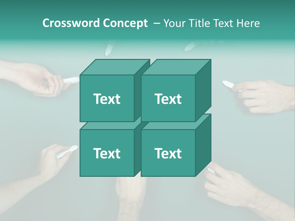 Green Copyspace Equipment PowerPoint Template