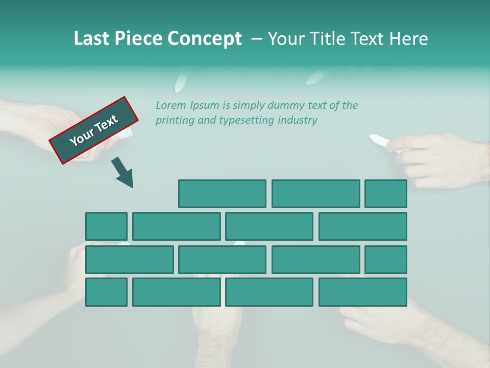 Green Copyspace Equipment PowerPoint Template