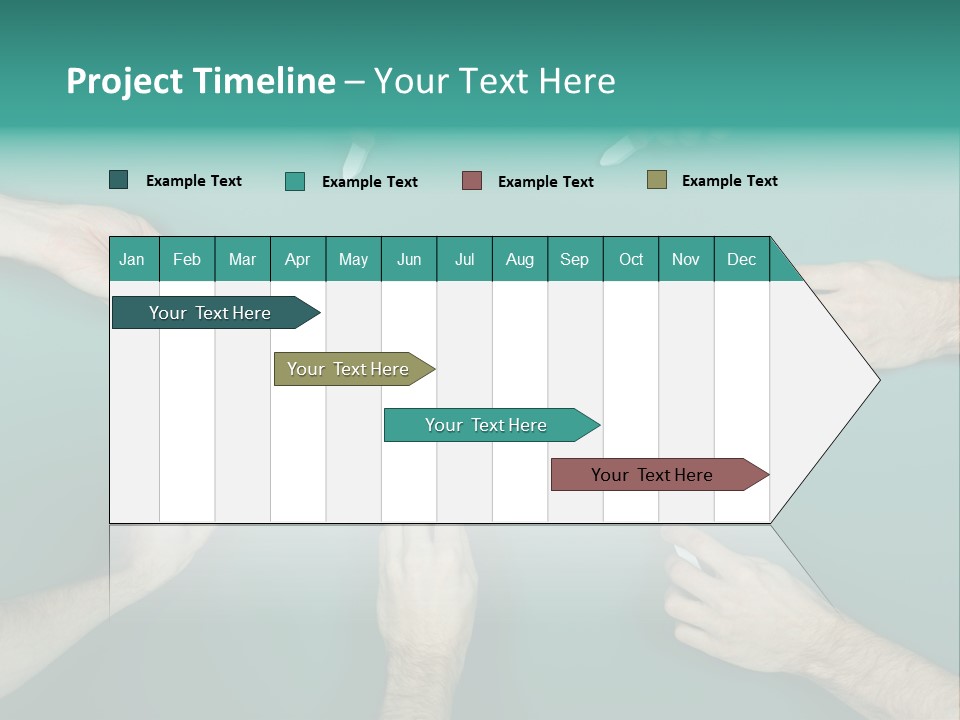 Green Copyspace Equipment PowerPoint Template