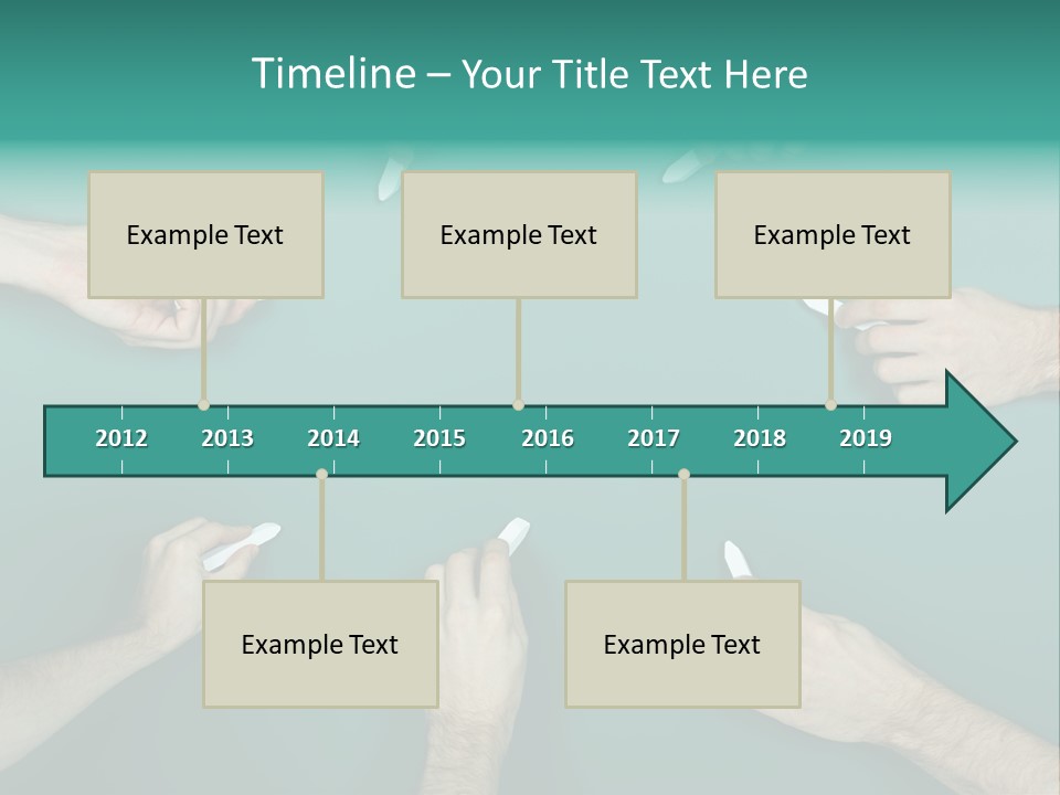 Green Copyspace Equipment PowerPoint Template