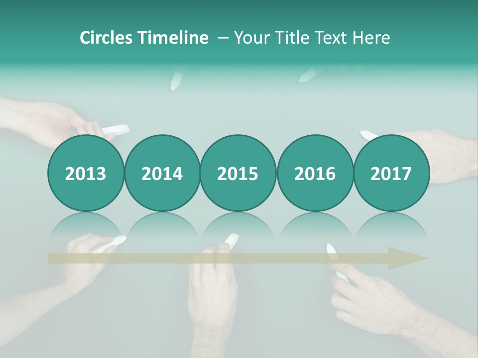 Green Copyspace Equipment PowerPoint Template
