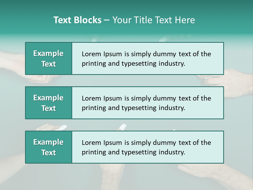 Green Copyspace Equipment PowerPoint Template