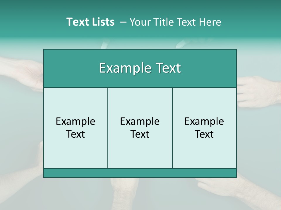Green Copyspace Equipment PowerPoint Template