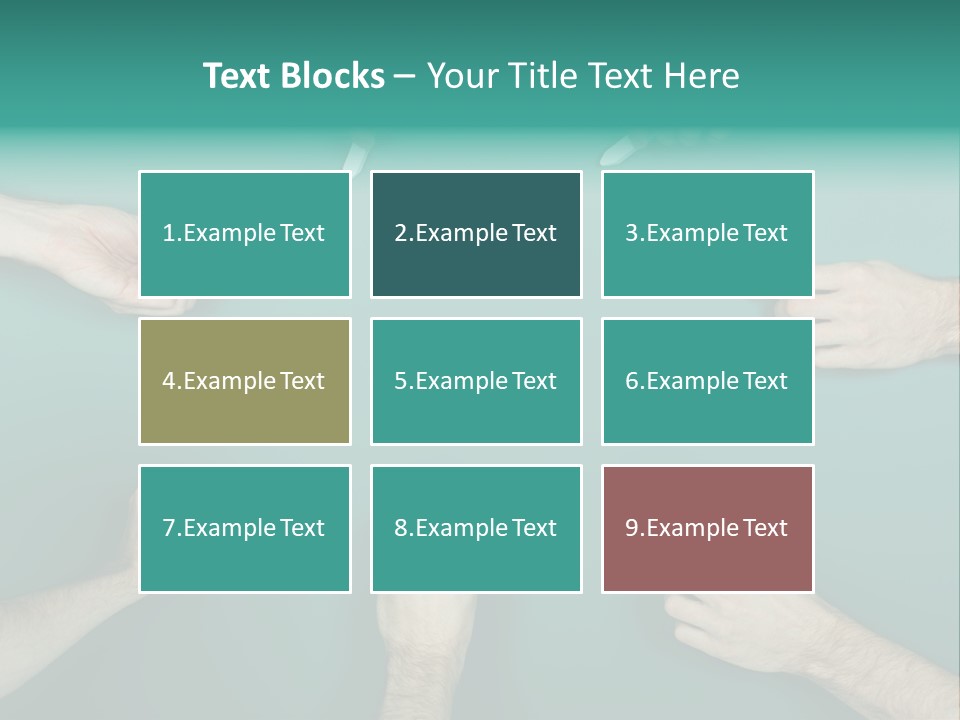 Green Copyspace Equipment PowerPoint Template