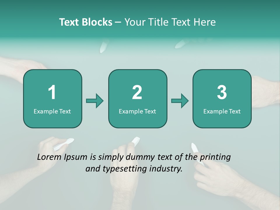 Green Copyspace Equipment PowerPoint Template