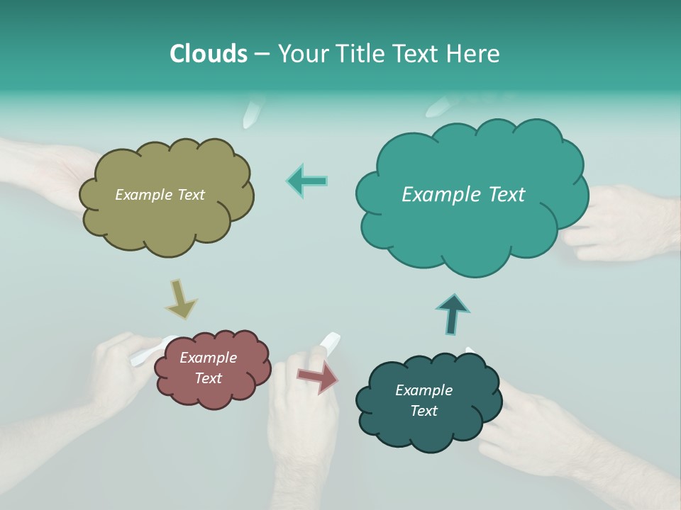 Green Copyspace Equipment PowerPoint Template