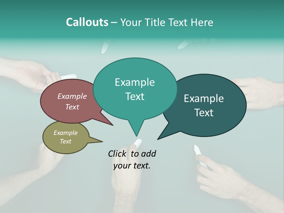 Green Copyspace Equipment PowerPoint Template