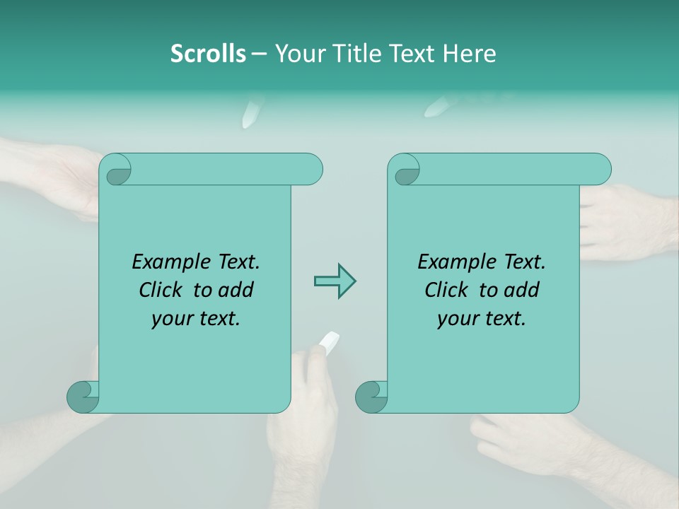 Green Copyspace Equipment PowerPoint Template