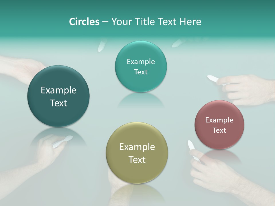 Green Copyspace Equipment PowerPoint Template
