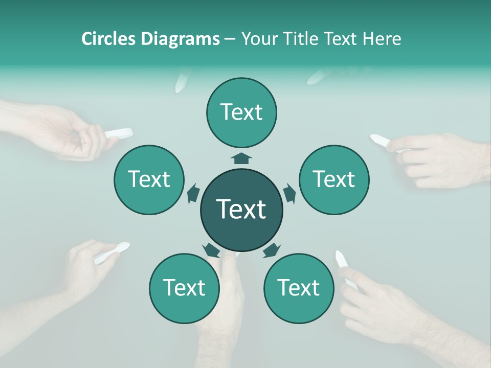 Green Copyspace Equipment PowerPoint Template