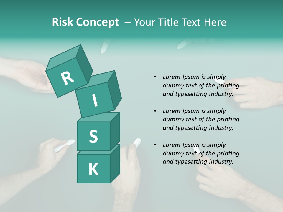 Green Copyspace Equipment PowerPoint Template