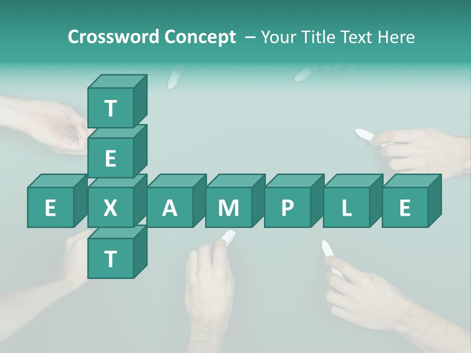Green Copyspace Equipment PowerPoint Template