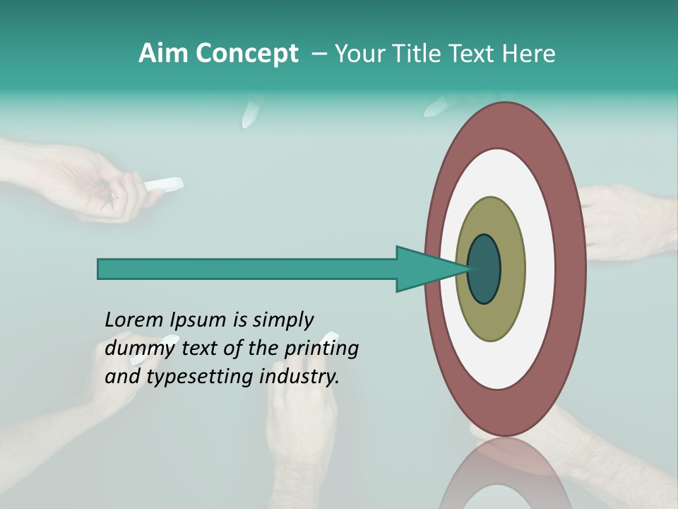 Green Copyspace Equipment PowerPoint Template