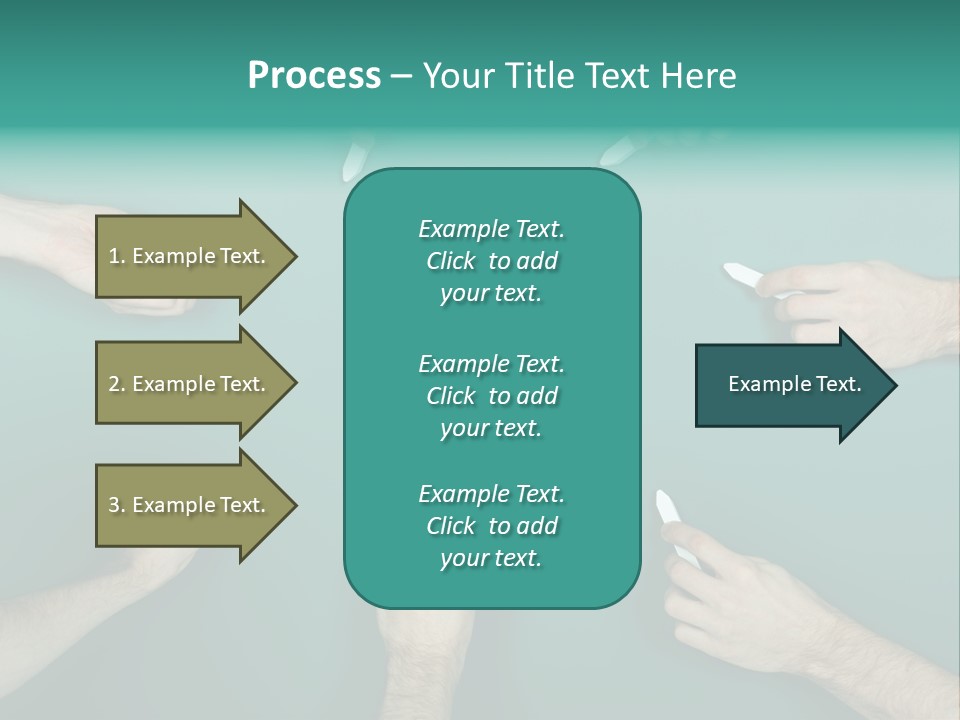 Green Copyspace Equipment PowerPoint Template